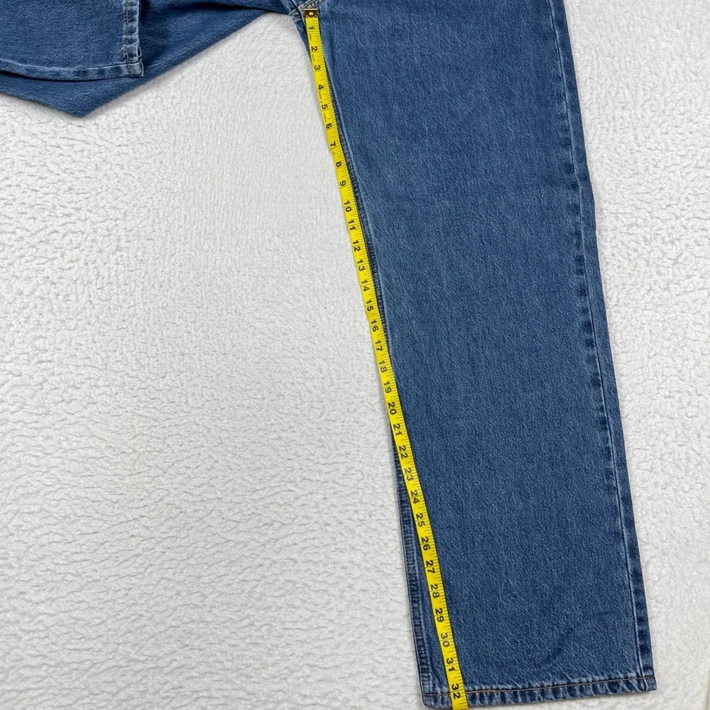Levis 565 Loose Straight Jeans Mens 36x34 Blue Medium Wash Denim Work Casual